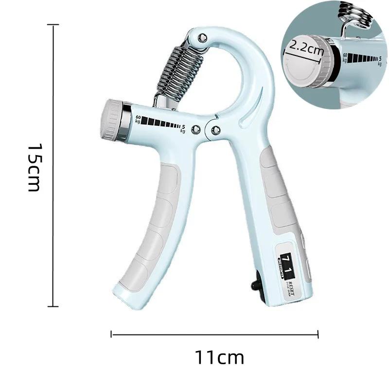 Adjustable R-Type Hand Grip Spring Finger Pinch Wrist Expander Portable Fitness Equipment Exercise Countable Strengthen Gym Grip