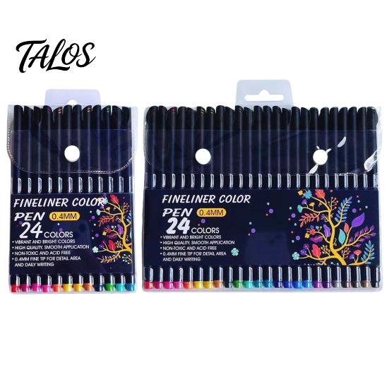 Canetas Fineliner de Precisão Caneta de Ponta Fina, Ponta de Agulha Ultrafina de 0,4 mm, Tinta à Base de Água à Prova d'Água de Secagem Rápida Conjunto de Marcadores para Desenho, para Profissional