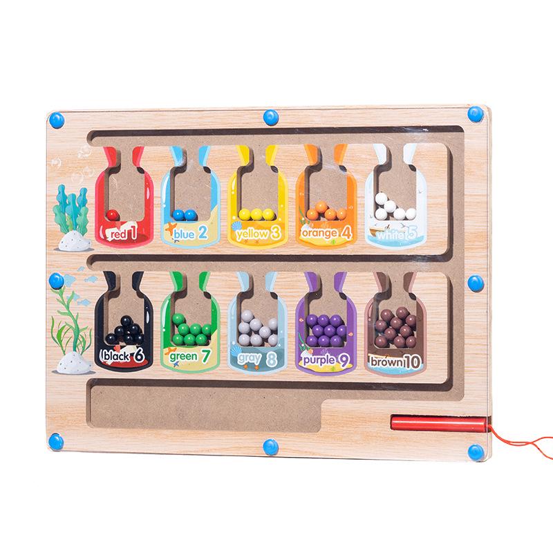 Toddler Magnetic Maze Puzzle: Concentration & Logical Thinking Toy