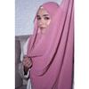 New Fashion Rhinestone Chain Hijab Long Chiffon Soft Scarves Shiny Stone Wraps Elegant Echarpe Foulard Muslim Women Scarf