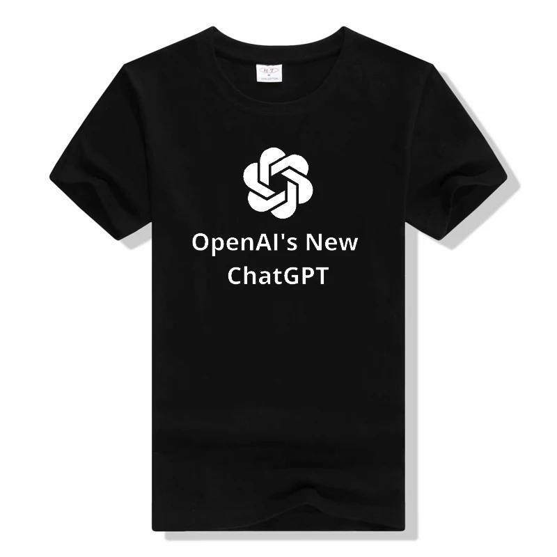 ChatGPT TShirt for Men Logo Basic Leisure Tee T Shirt 100... XL