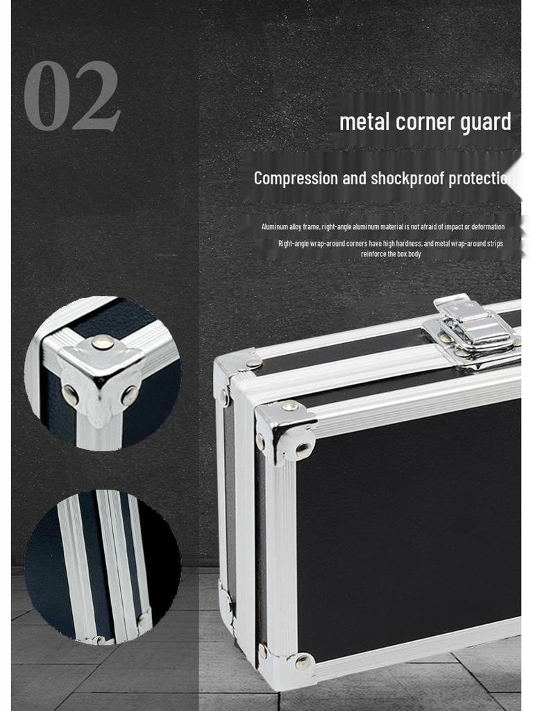 Portable Aluminum Multifunctional Tool & Instrument Storage Box
