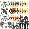 Star Wars Kampfdroide Bausteine Spielzeugfiguren Set für Jungen, DIY Montage Puzzle Steine Bausatz, Beutel mit Mehreren Stilen