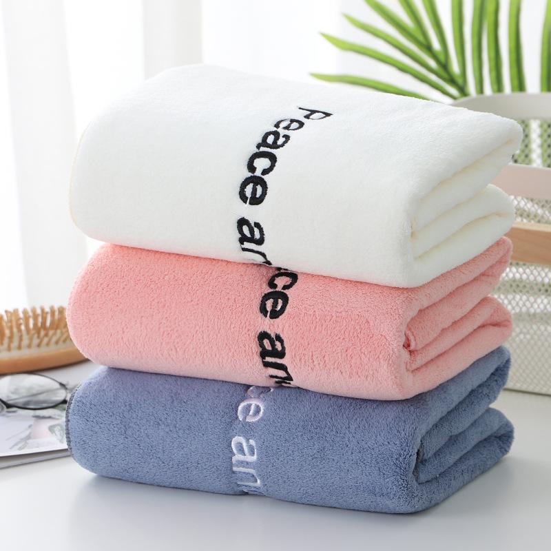 Soft and Thick Towels, Wholesale Hemming and Hemming, Coral Fleece, Buy More Vegetables Pinduoduo Douyin Explosive Wholesale