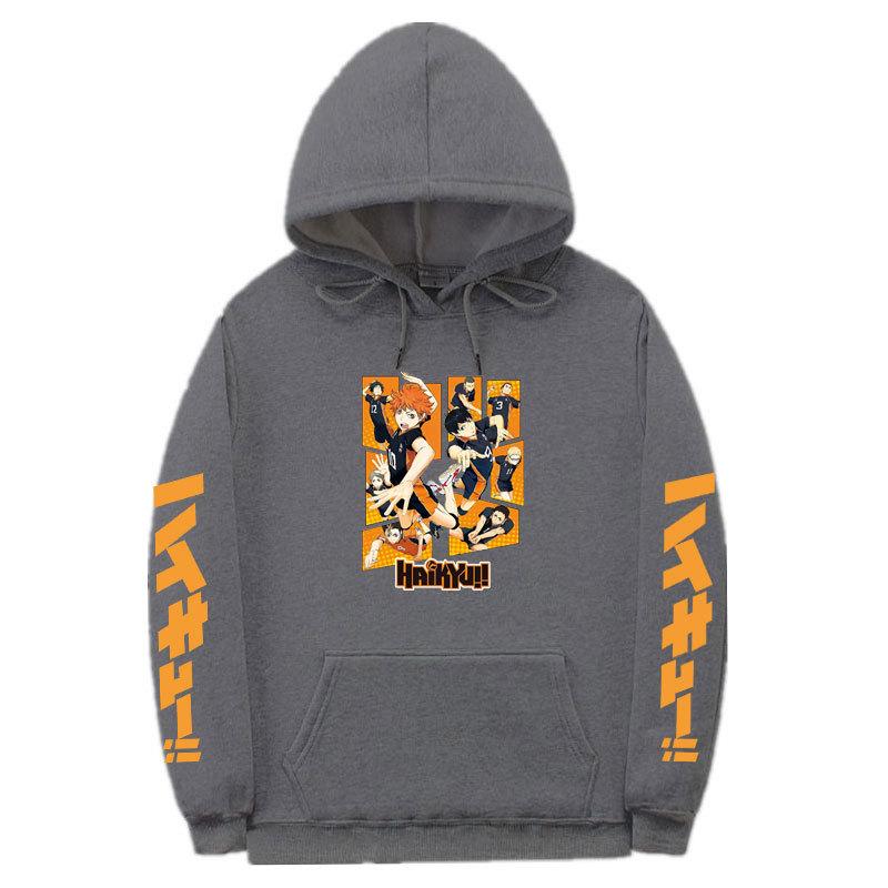 Haikyuu Haikyuu Haikyuu Cartoon Day Anime Loose Hooded Sweatshirt Sweatshirt