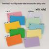 American 3-inch 110g Lined Sticky Notes with Thickened Pages - Portable Vocabulary Study Notebook