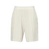 LESS Women's 100% Wool Tapered Casual Shorts