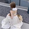 French Halterneck Dress Women Summer Seaside Resort Style Large Backless Long Temperament Loose A-line Skirt