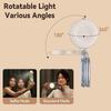 Foldable Magnetic Beauty Light for Phones – 3-Color Soft Glow, 360° Adjustab