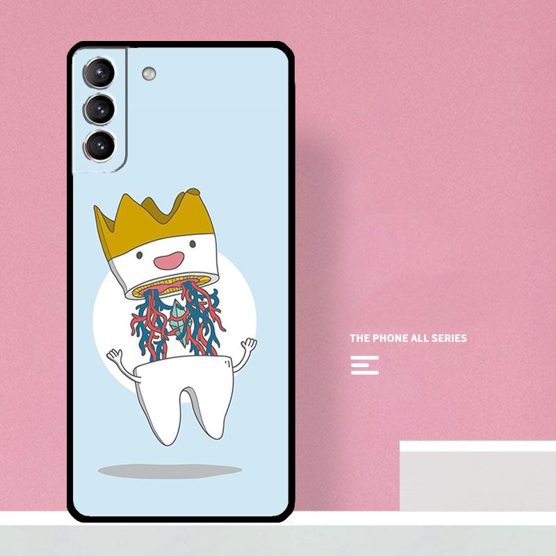 Dentist Dental Teeth Tooth Doctor Phone Case For Samsung Galaxy S26 S25 S24 S20 S21 S22 S23 Ultra S10 Plus S25 FE Cover Coque