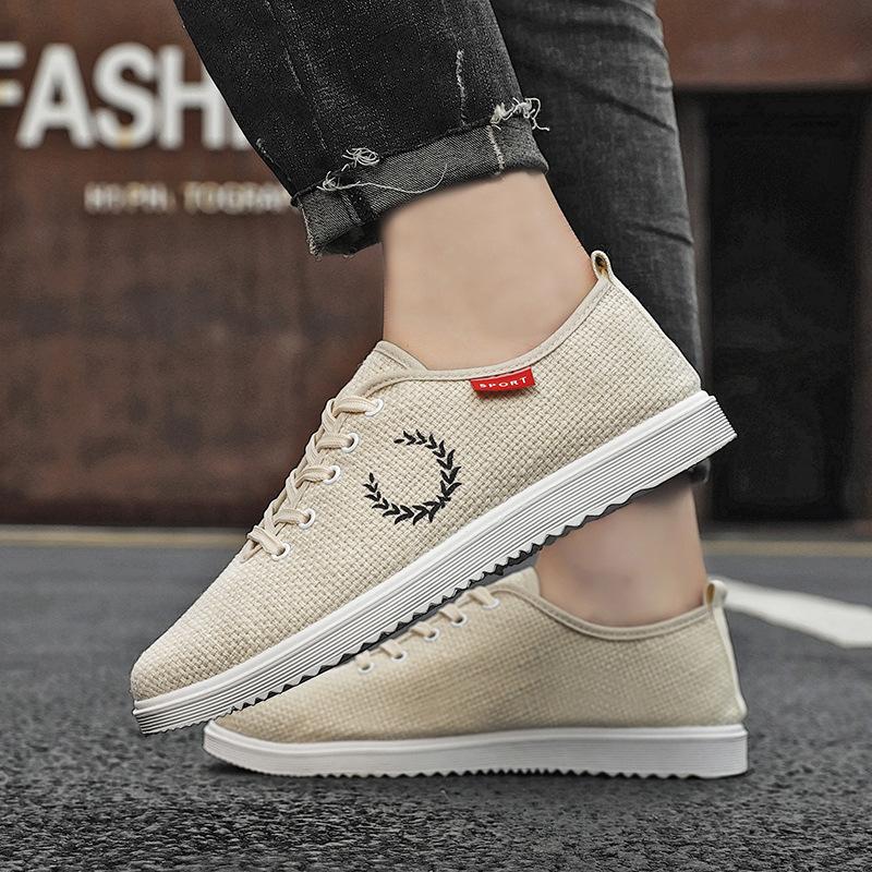 

2025 new shoes men s summer breathable men s shoes casual shoes board shoes men s versatile shoes men s trend boys trendy shoes 44 хакі