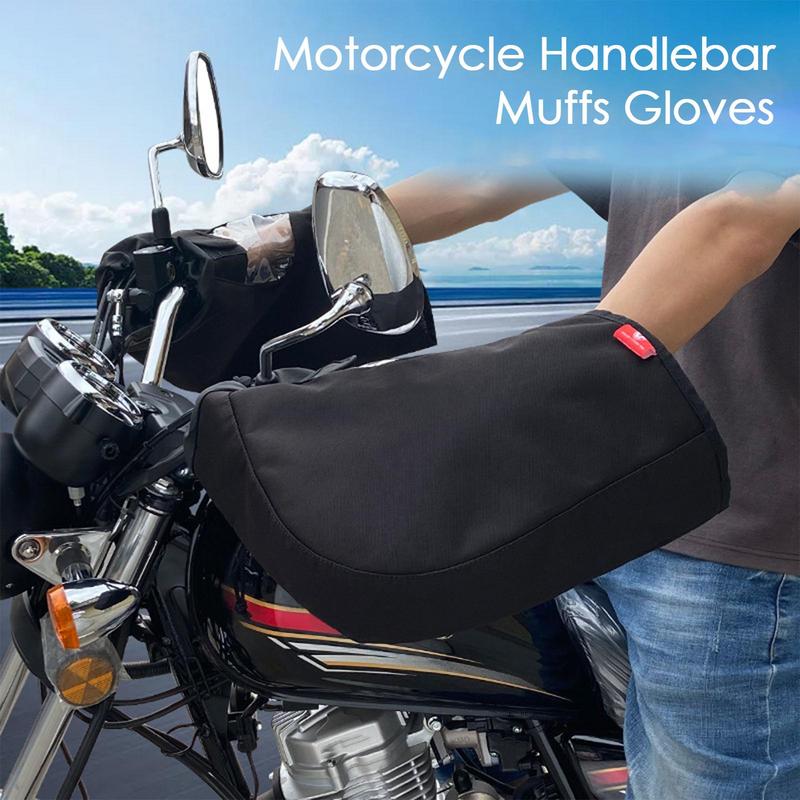 Snowmobile And Motorcycle Handlebar Muffs Waterproof Powersports Gloves Handlebar Muffs Gloves Comfortable And Convenient Motorc