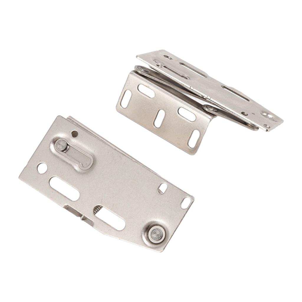 2 Seturi Balamale Ușă Dulap 45 Grade Jos Ușă Rabatabilă Foarfecă Balamale cu Arc Hardware Mobilier