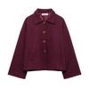 Araltay New Arrival Fashion Style Women's Clothing Fashion All-Match Casual Simple and Short Long Sleeves Lapel Woolen Outwear