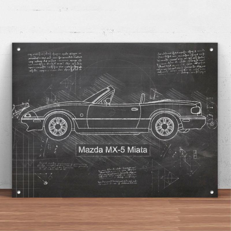 Mazda MX-5 Miata Car Metal Tin Sign Wall Decor Fashion Art Decor Poster,Man Cave,Garage,Bar