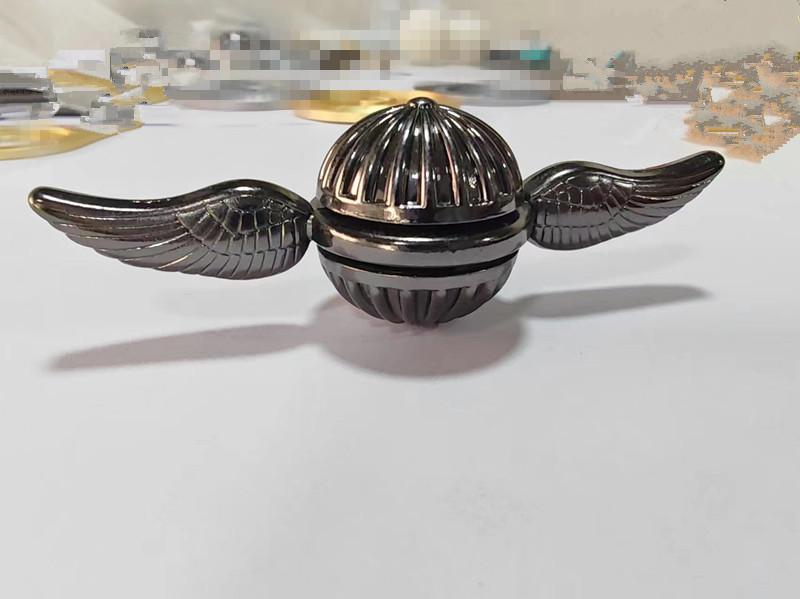 New Fidget Spinner Colorful Metal Alloy Mute Bearing Wing Aircraft Hand Spinner Fingertip Spinning Gyroscope Stress Relief Toys