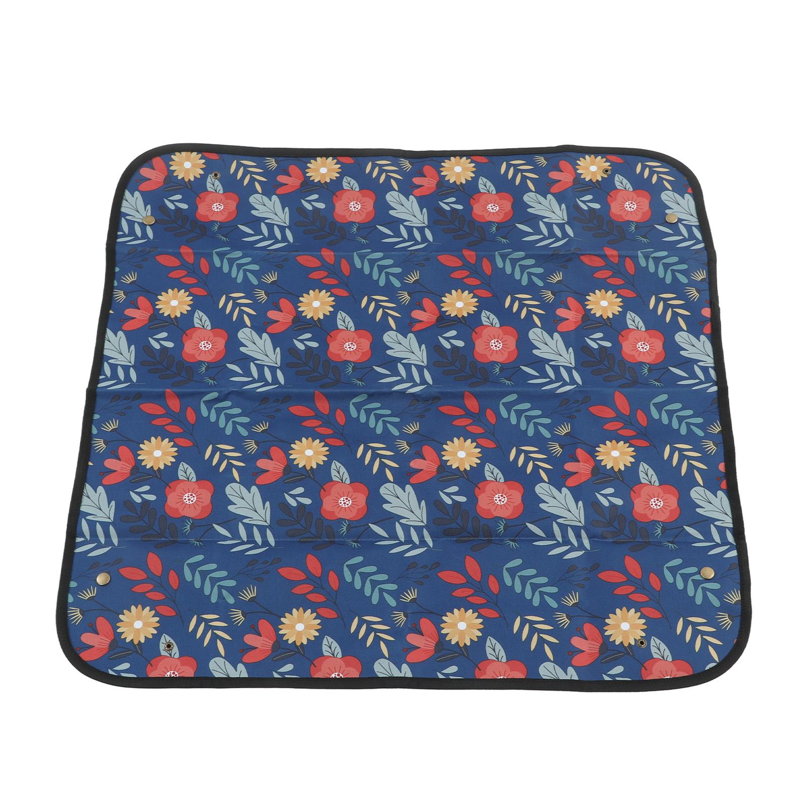 

Коврик для пересадки из ткани Оксфорд, складной коврик для пересадки суккулентных растений, бонсай, для помещений и улицы синий