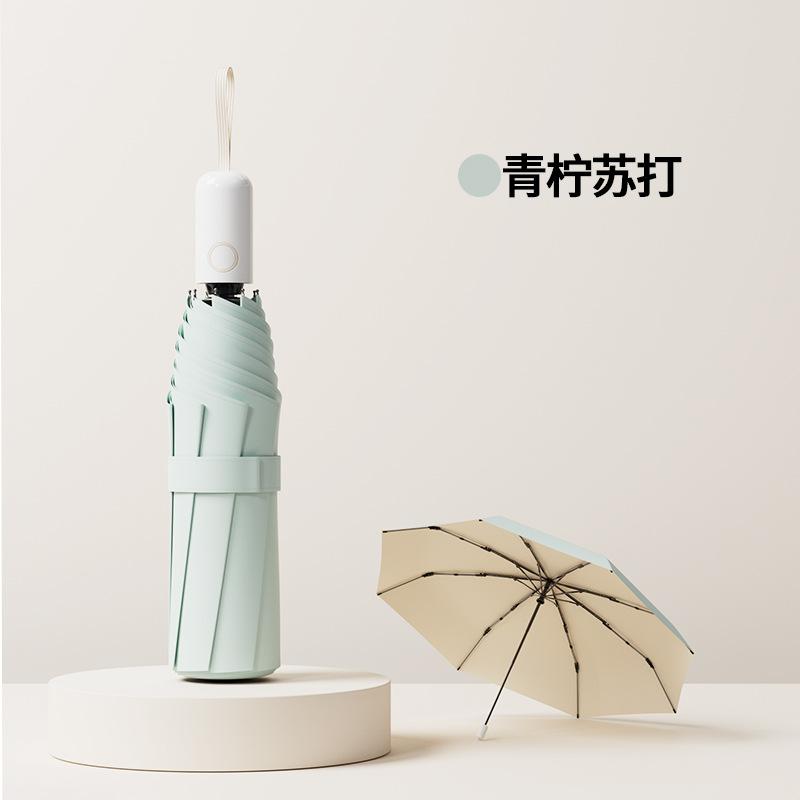 Sun umbrella Parasol sun protection UV women's weather and rain dual-purpose automatic portable folding mini compact and strong
