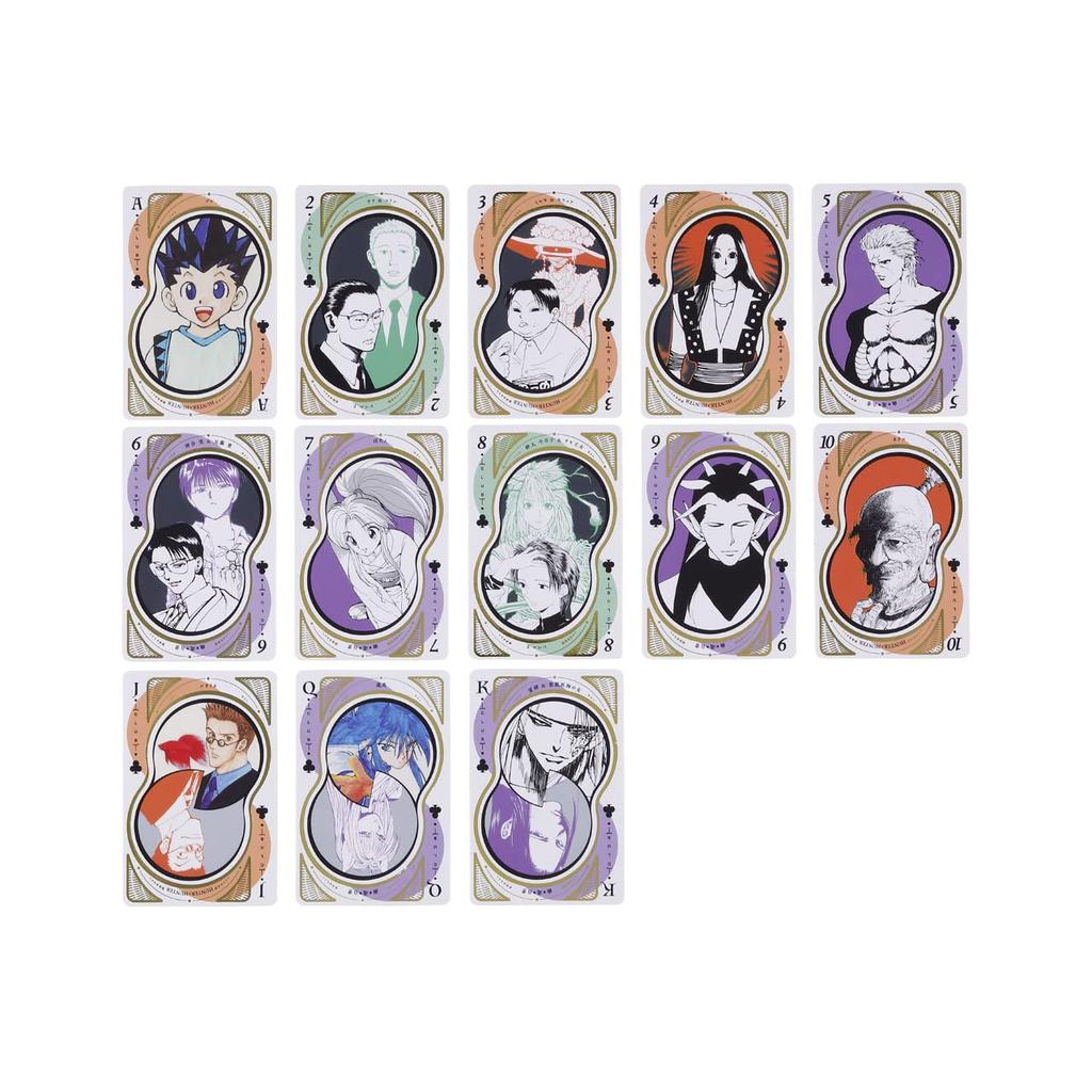 Yoshihiro Togashi Exhibition Foil Stamped Playing Cards Foil Stamped Original Art Exhibition Togashi Exhibition Yoshihiro Togashi Hunter x Hunter Yu