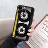 Módní, vtipná, měkká pouzdra na telefon s retro vzorem pro iPhone 15 Pro 6 14 XS 13 Max XR 12 Mini 7 Plus X SE 8 11 TPU nárazuvzdorný černý kryt