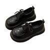 High-heel Versatile Leather Shoes - New Style Women's Height-increasing Single Shoes