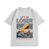 Komm rein Verlierer Wir tun Gottes Willen Lustiges Christliches T-Shirt Mode Y2k Oversized T-Shirts Herren Damen Freizeit Baumwoll-T-Shirts
