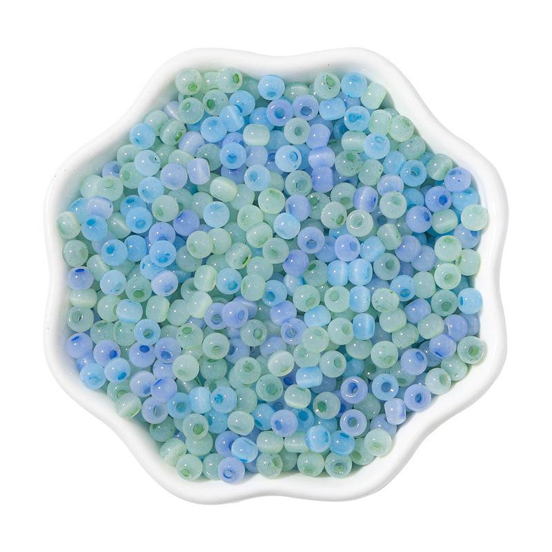 4mm Cat's Eye Jade Rice Beads for DIY Jewelry - Bracelet & Necklace Accessories