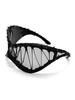 YK futuristic fashion big frame sunglasses personalized punk sports goggles festival party Epoxy sunglasses YK