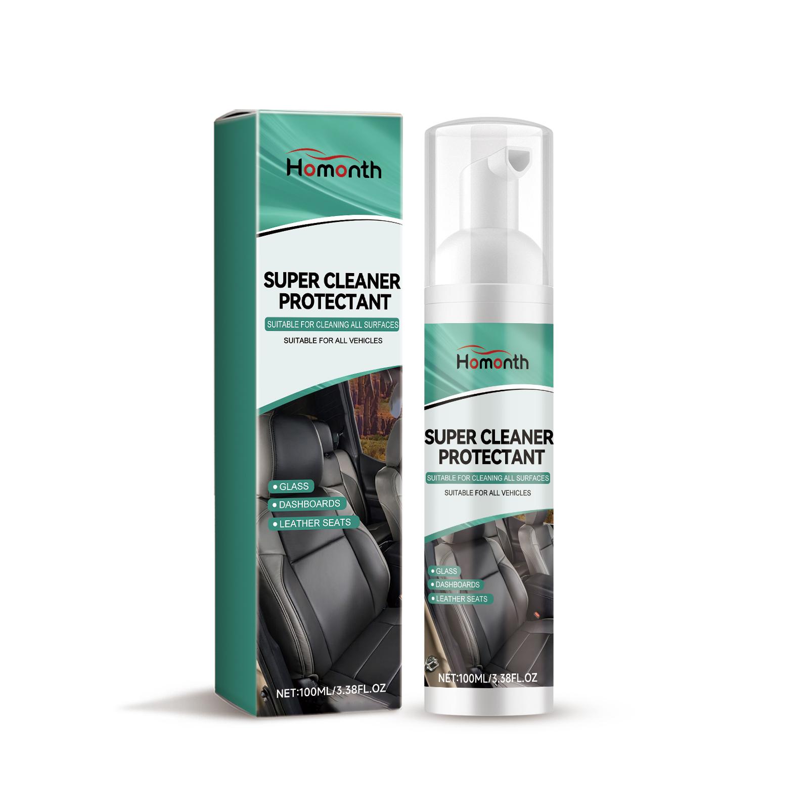 

Универсальное чистящее средство для автомобильных сидений Homonth Глубоко удаляет пятна и предотвращает выцветание, изменение цвета и растрескивание на различных поверхностях.