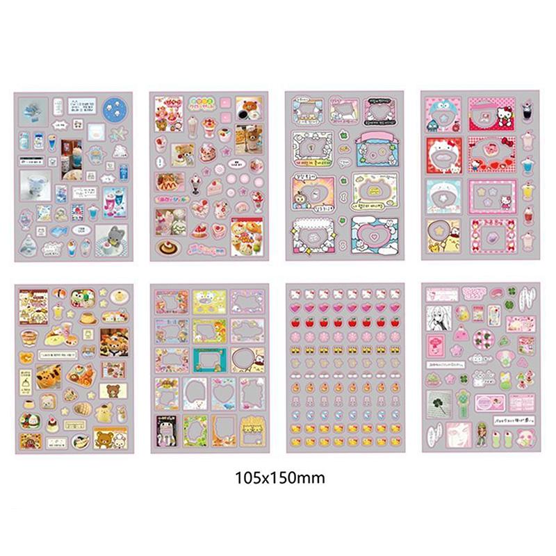 

Набір 10 шт./52 шт. Y2K Випадкові Милі Блискітки Лазерна Наклейка Для Телефону Камери Багажу Журналу Наклейка Каваї Декоративна Наклейка Подарунок