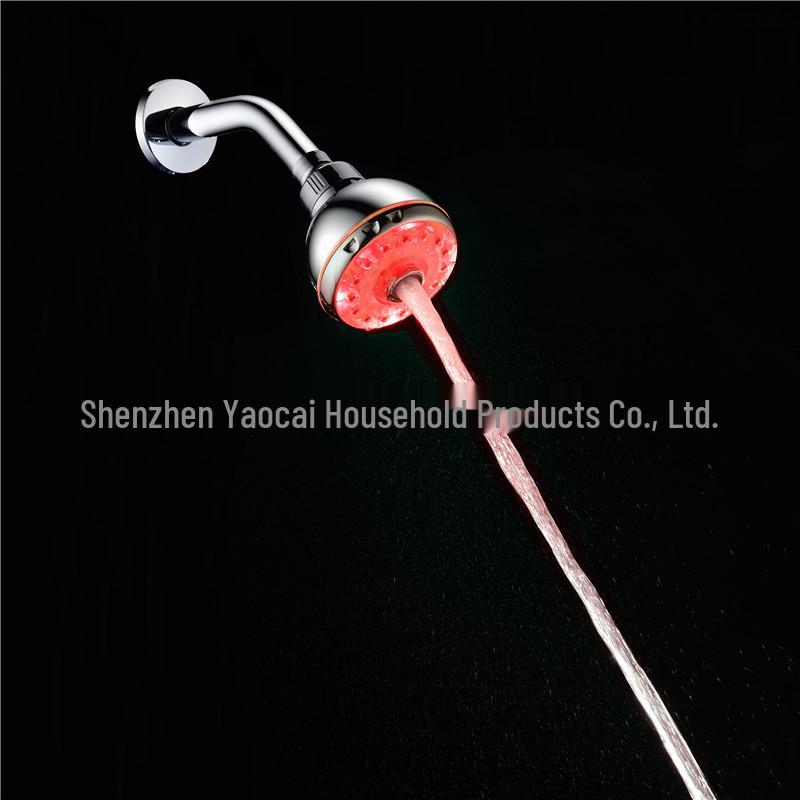 8010-A21 Multifunktions-LED-Duschkopf mit verstellbarem Strahl