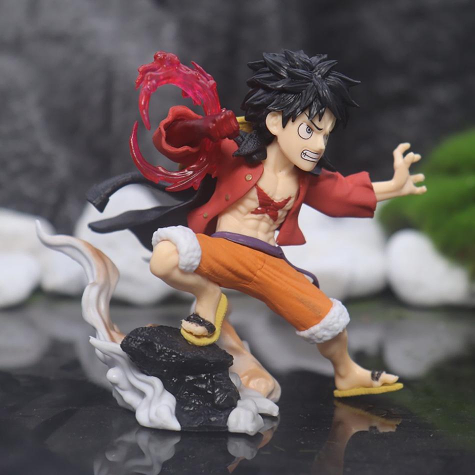 Anime One Piece Monkey D Luffy Anime Action Model Battle Style Toys PVC Figurine Collection Model Doll Decoration Birthday Gift