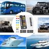 6 Output Fuses Distribution Box Overload Protection 6 Circuit Automotive Fuses Block Easy To Use for Car Truck Wiring