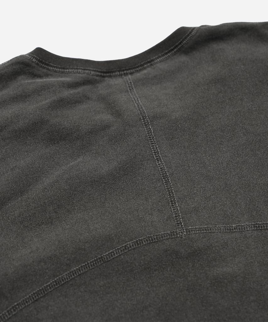 FRIZMWORKS Pigment Dyeing Henley Neck Tee _ Charcoal