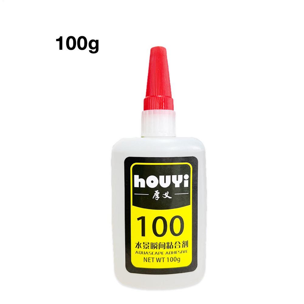 50/100g Fish Tank Landscaping Moss Glue Aquarium Aquatic Water Grass Stick Fixing Glue Aquatic Plants Driftwood Underwater Gel