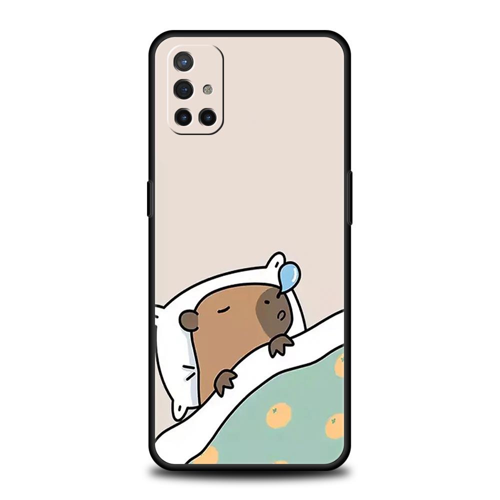 Phone Case For OnePlus 12 11 10 9 Pro 9T 12R 10R 9R 9RT 10T 8T 8 7 6T 7T Nord 2T CE 2 5G N200 N10 N100 Cover Cute Capybara