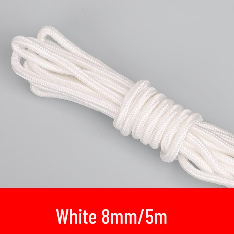 Rutschfeste, Verschleißfeste Handgewebte Nylon-Wäscheleine zum Trocknen von Kleidung & Steppdecken – Strapazierfähiges Outdoor-Seil