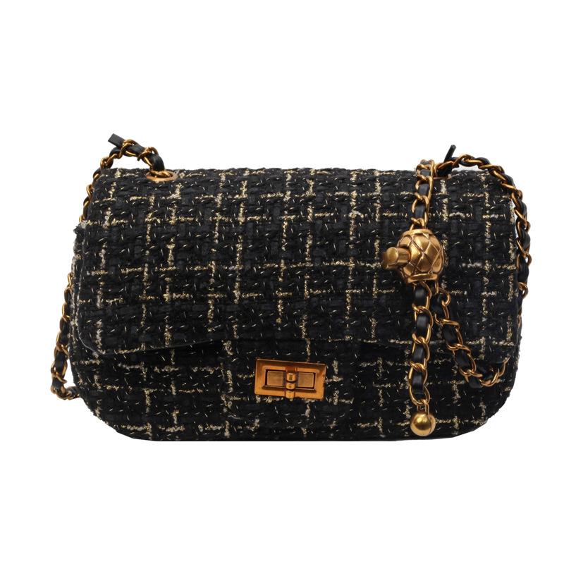 Chain Bag Women's New Fashion Shoulder Messenger Bag Small Square Bag