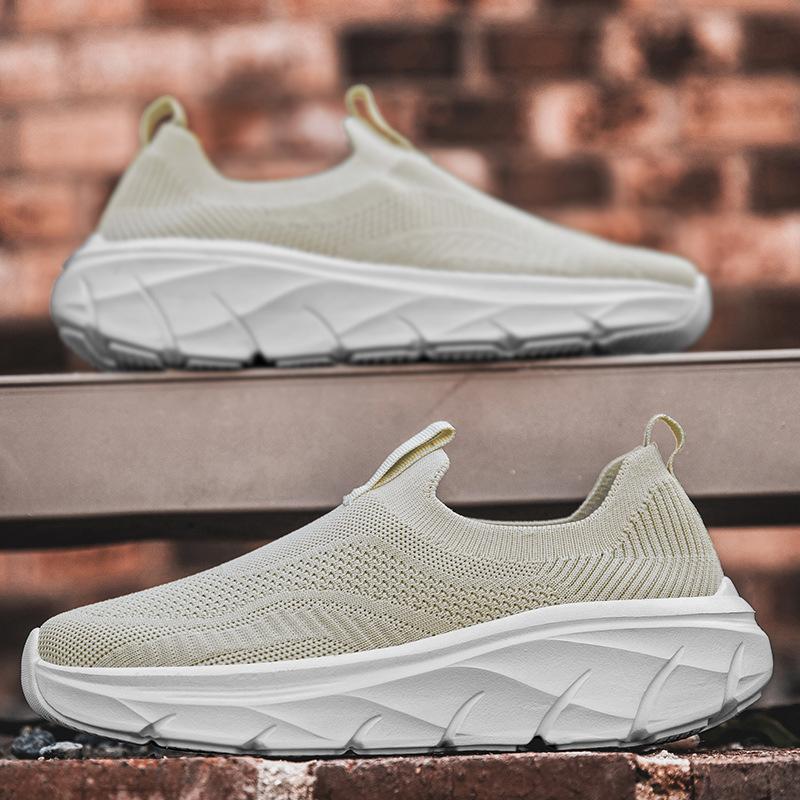 Mens Walking Shoes Lightweight Breathe Casual Mesh Running Shoes Slip On Tennis Sneakers Comfort Gym Workout 2025