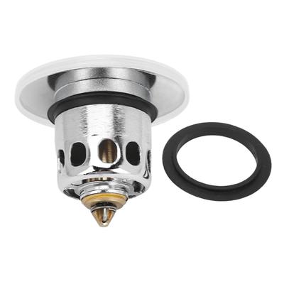 Badezimmer Waschbeckenstöpsel mit Haarfänger Edelstahl Becken Pop-Up Ablauf-Sieb für 34mm bis 62mm