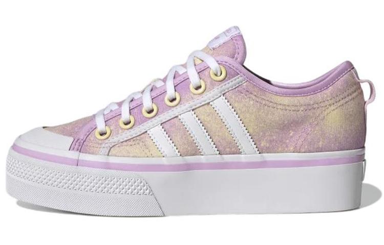 Adidas Nizza Platform  Lilac Yellow  Women s GY9476 36