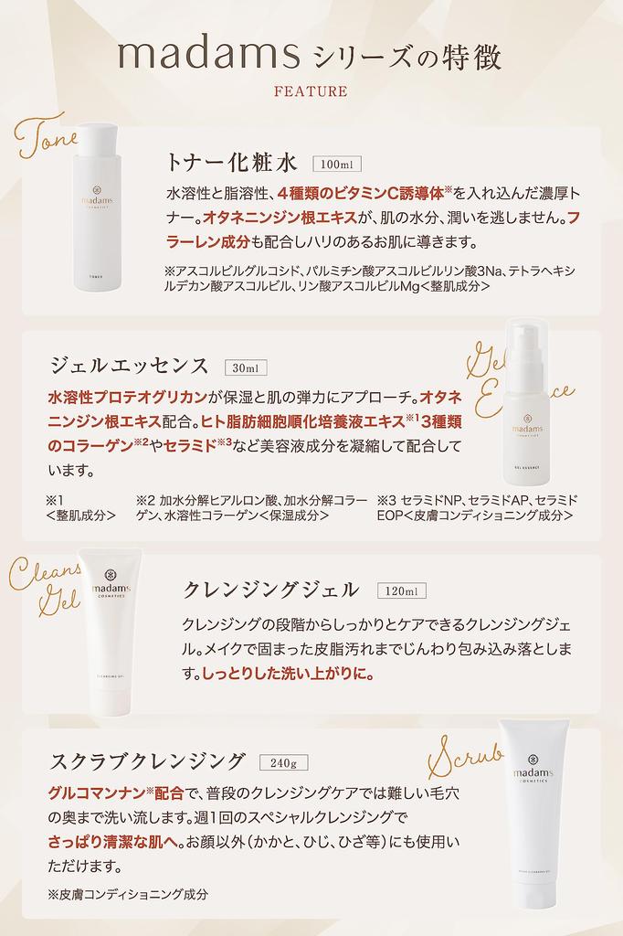 Madams Fullerene Ceramide Cleansing Gel A Gentle Cleanser That Thoroughly Removes Blackheads and Keratin Plugs Without Double 120g. Cleansing.