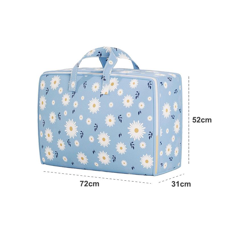 Large Quilt Storage Bag Large Capacity Moving Packing Organizer Reusable Laundry Cloth Bins Travel Home Collapsible Storage Solutions