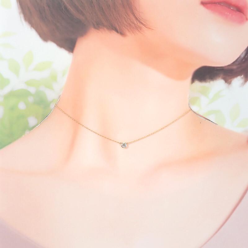 TIFFANY&Co.  Necklace K18 Pink Gold Women