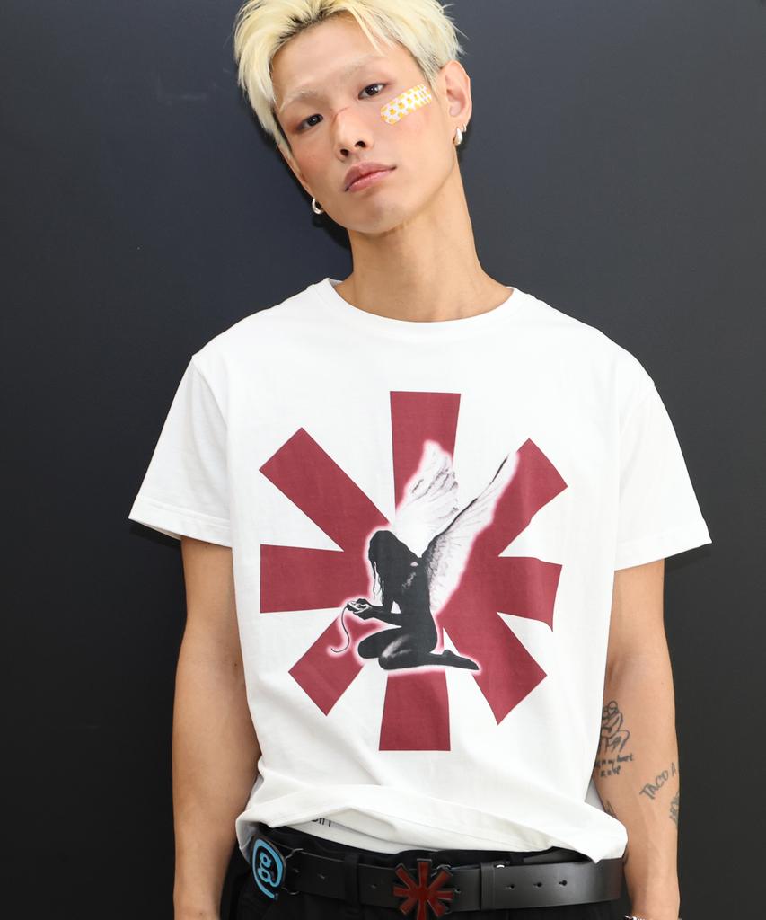 GLACK Gt175 Aster Angel Semi-Crop T-Shirt (White)