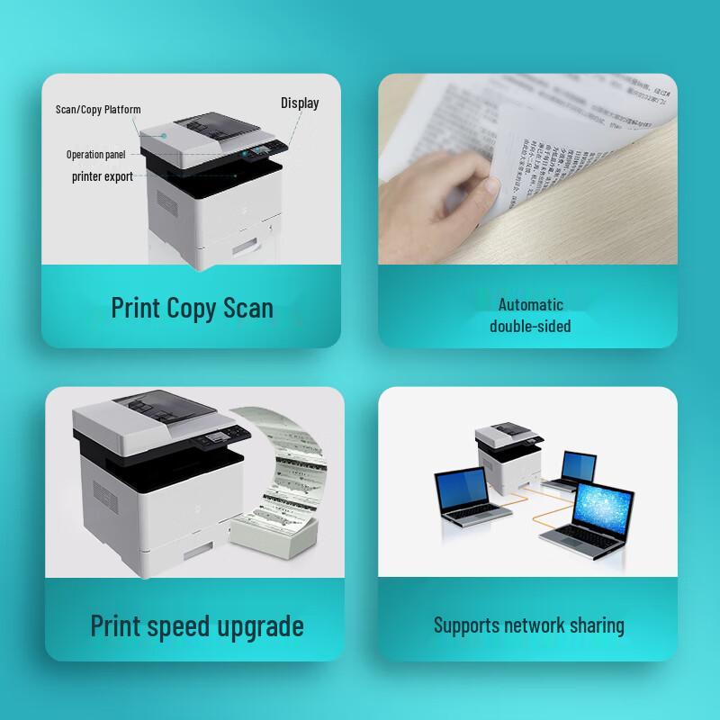LANXUM GA7341dn A4 Black & White Laser Multi-function Printer CN plug (adapter included)