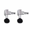 Set of 2 Pairs of Electric Guitar Tuning Pegs for Ukulele and Ukulele Tuners, Convenient to Use, Easy to Install, Machine Heads for a Great Performanc