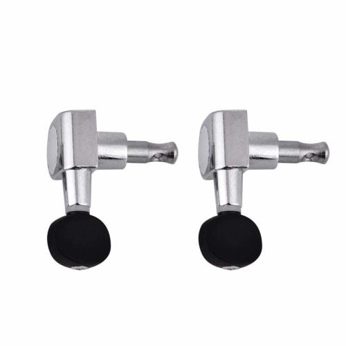 Set of 2 Pairs of Electric Guitar Tuning Pegs for Ukulele and Ukulele Tuners, Convenient to Use, Easy to Install, Machine Heads for a Great Performanc