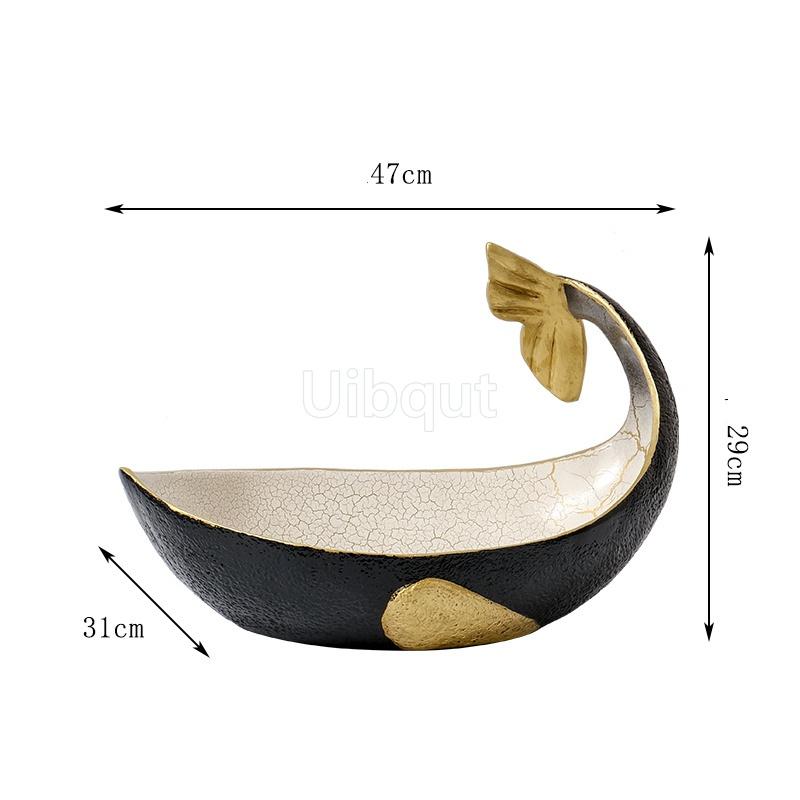 resin Shell fish sharp Sashimi dry Ice Plate Seafood sushi Platter tray Salmon Plate Dry Ice Artistic Conception Dish Tableware