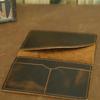 Ethnic Style Crazy Horse Leather Passport Holder Wallet